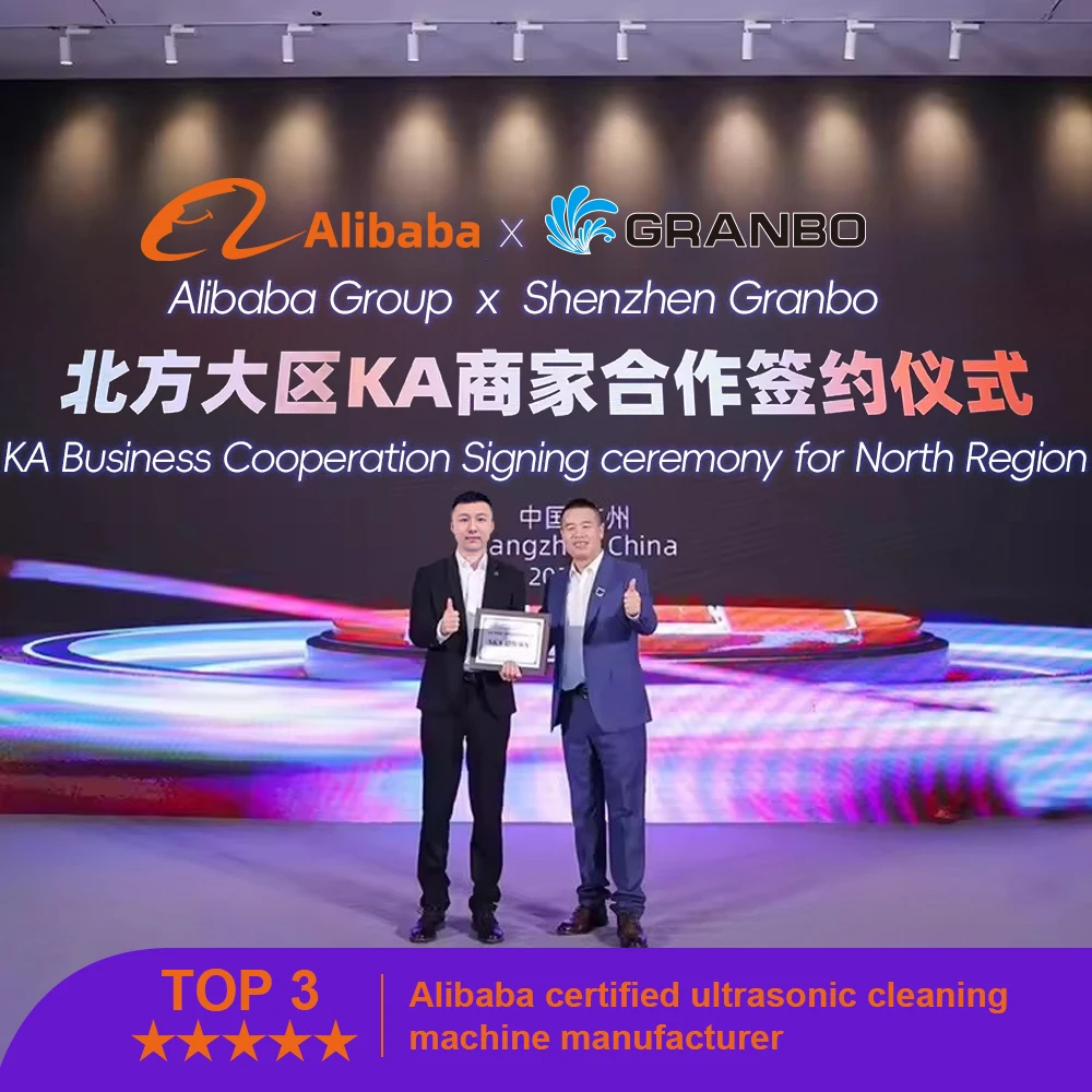 เครื่องทำความสะอาดอัลตราโซนิกอุตสาหกรรมแบบถังเดี่ยว Granbo Manufacturing สำหรับทำความสะอาดเครื่องยนต์รถยนต์ DPF ขนาด 38 ลิตร อ่างอัลตราโซนิก เครื่องทำความสะอาดอัลตราโซนิก