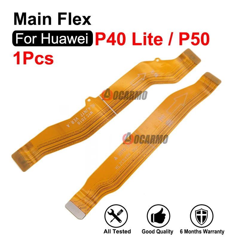 Main Board Flex For Huawei P50 P40 Lite 4G 5G Motherboard Connection Flex Cable Replacement Parts