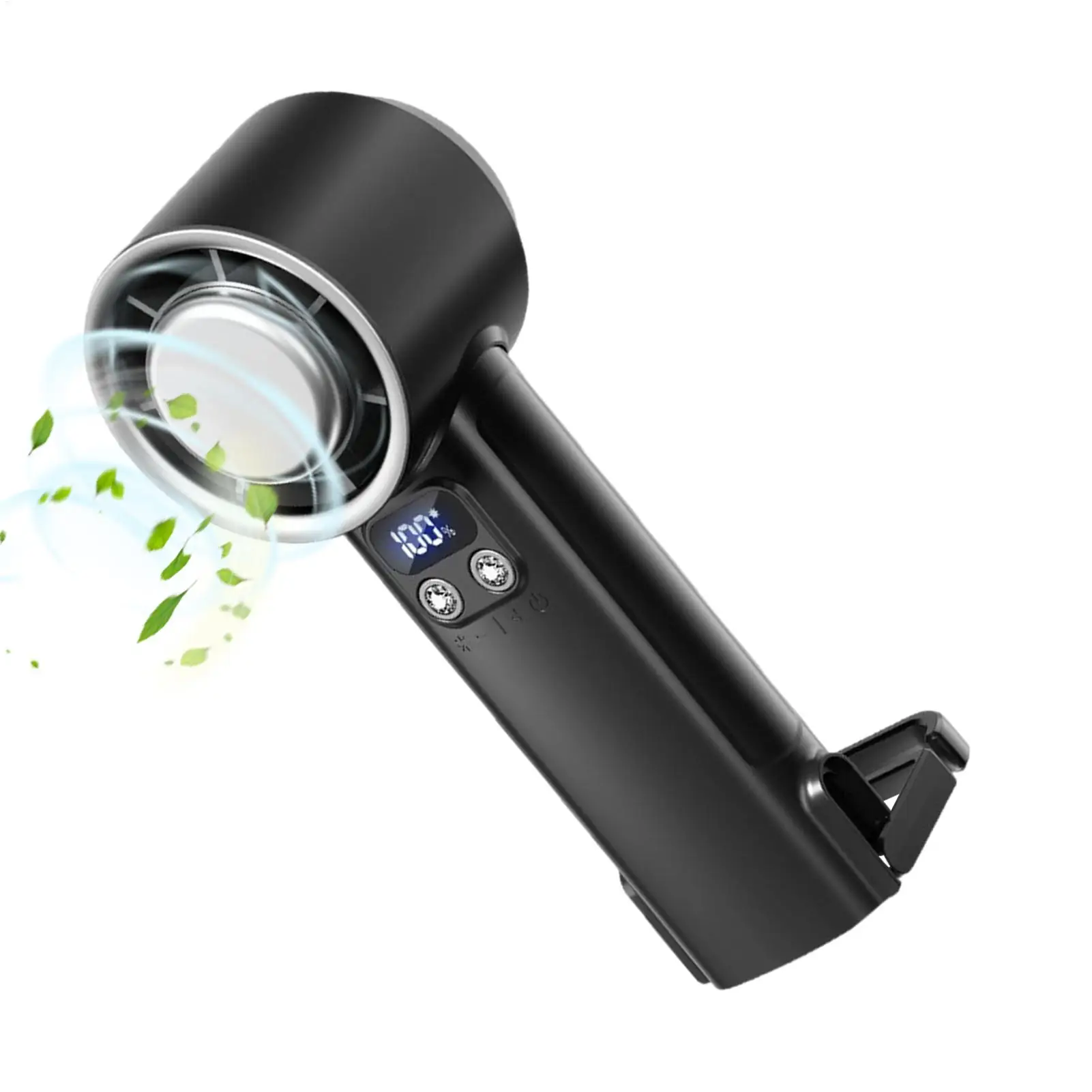 

Portable Fan 100 Speed Rechargeable Personal Cooling Gadgets With Digital Display 4000mAh Handheld Mini Fan For Travel Vacation