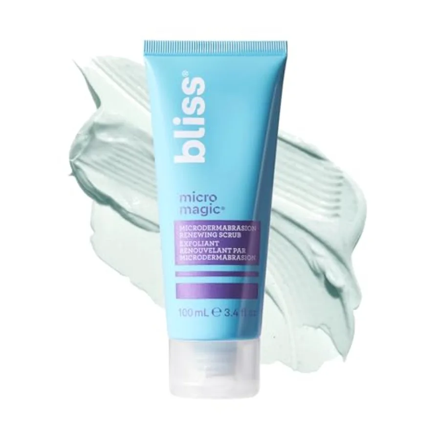 

Bliss Micro Magic Skinrenewing Microdermabrasion Scrub Smoothing Volcanic Pumice Purifying Kaolin Clay Refreshed Glow Straightf