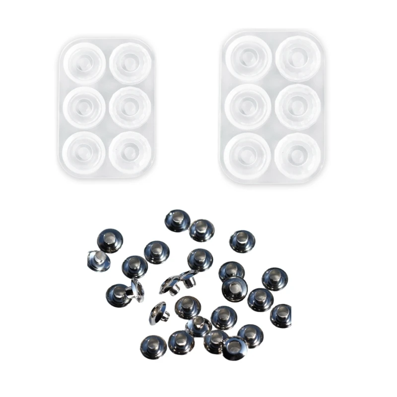 

Big Hole Bead Silicone Moulds Pendant Casting Molds for Crystals Bead Making