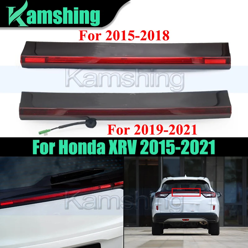 

Car Rear Bumper Taillight For Honda XRV 2015-2021 Middle Brake Light Taillamp Taillamp Stop Lamp Signal Light