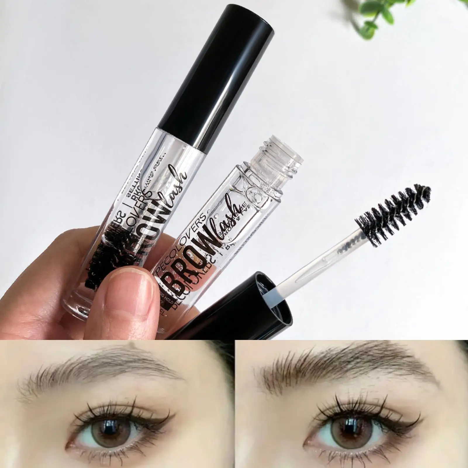 1pc líquido de configuração de sobrancelha estereoscópico, escultura de sobrancelha selvagem natural, de longa duração, fácil aplicação, para todos os tipos de pele