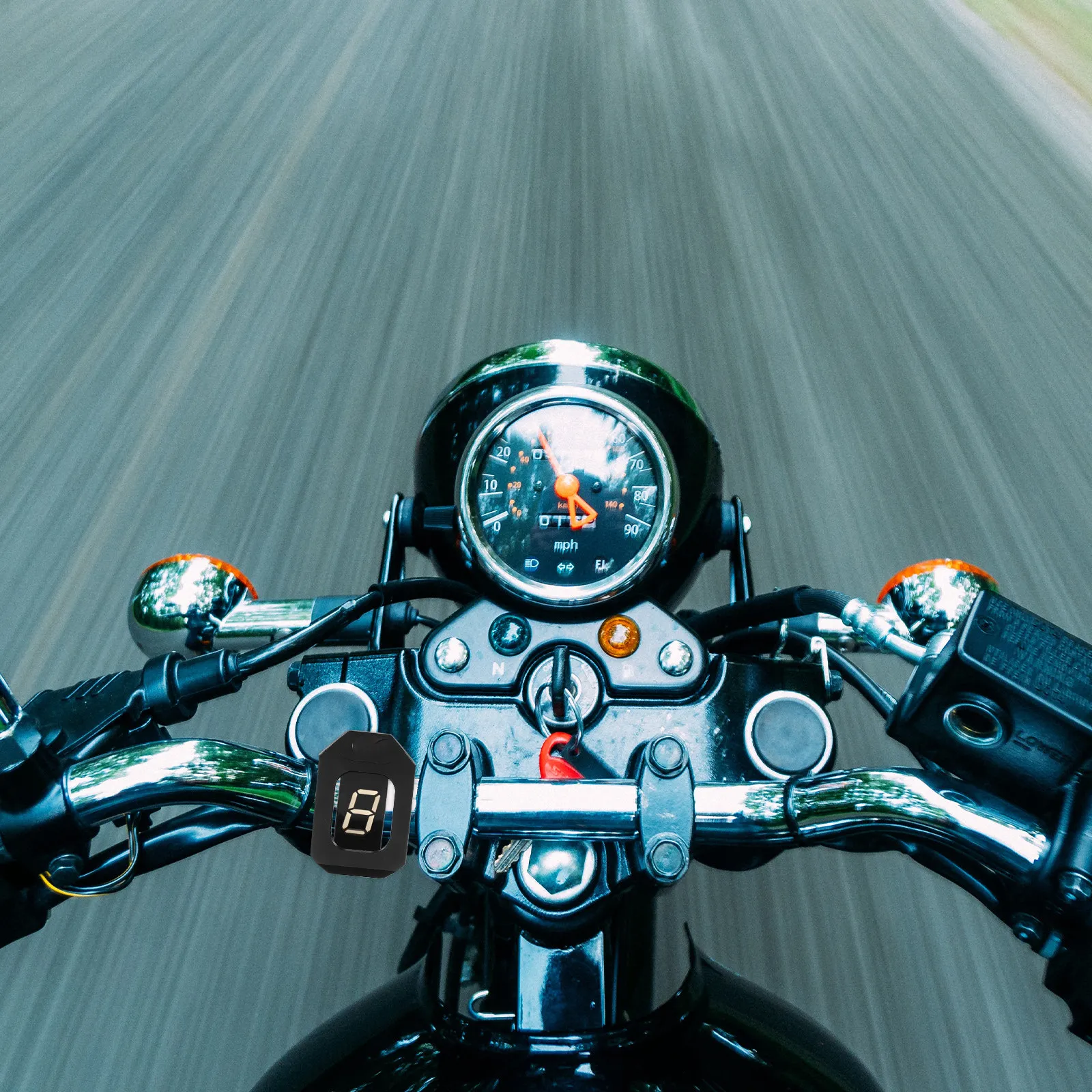 مجموعة واحدة من حامل مؤشر التر - مراجعة Motorcycle Gear Display وسعره