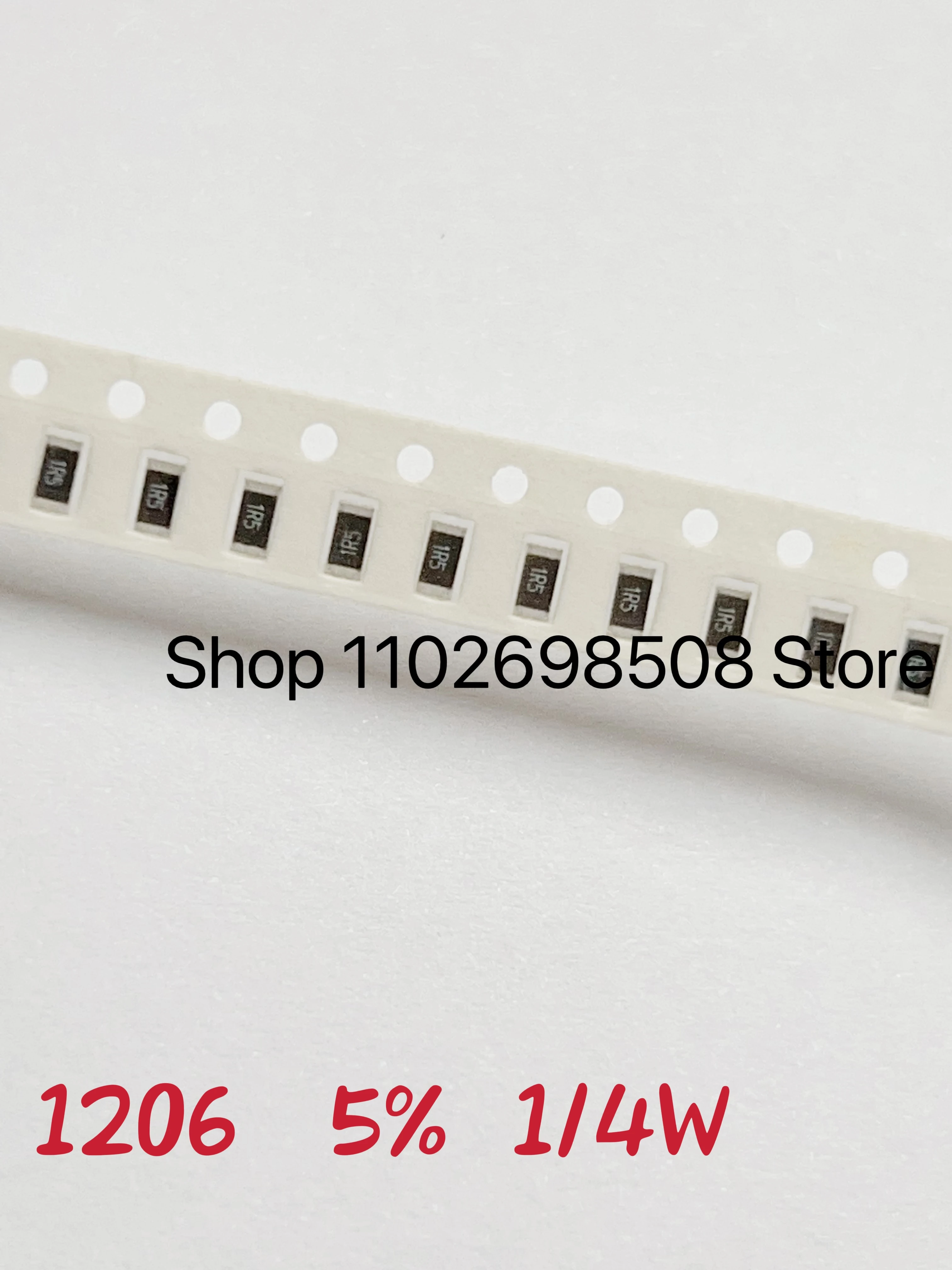 Résistance SMD 100 0R-10M 0,1r 0,5r 1R 10R 4,7r 1 K 1206 K 10K 22K 68K 5% K 5,1 K 100K 1M 220 M 470 M 2,2 M 1/4W 4,7 agh comme 8,2