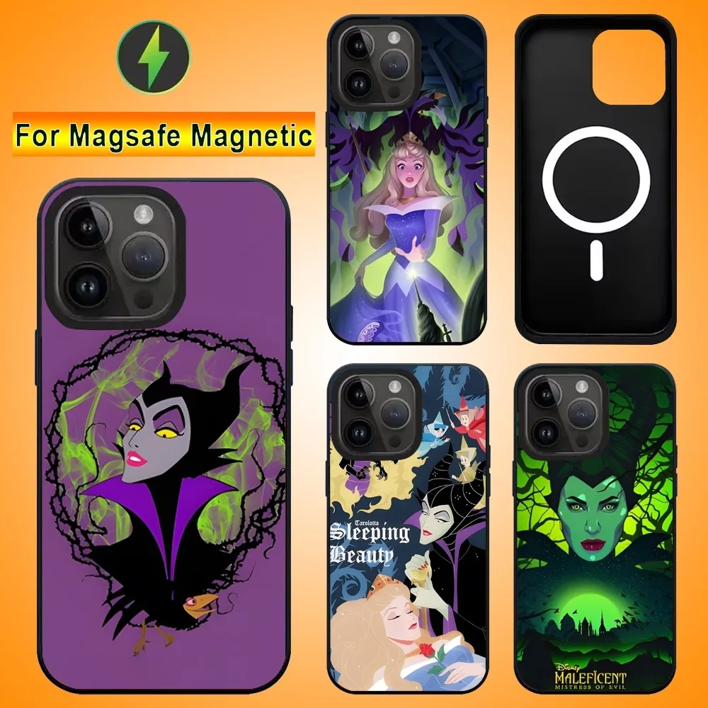 M-Maleficent Phone Case For IPhone 15 14 13 Pro Max 11 12 Mini Alex Mirror For Magsafe Wireless Charging Cover