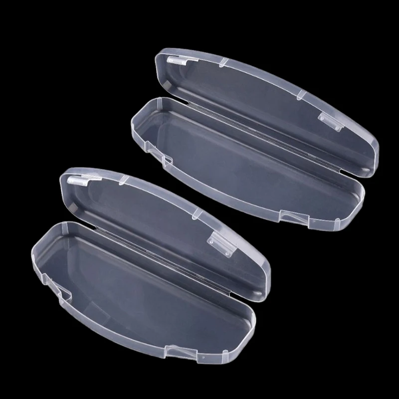 Transparent Plastic Storage Box Baby Bib Storage Box Power Tools Holder Portable Tableware Case Jewelry Storage