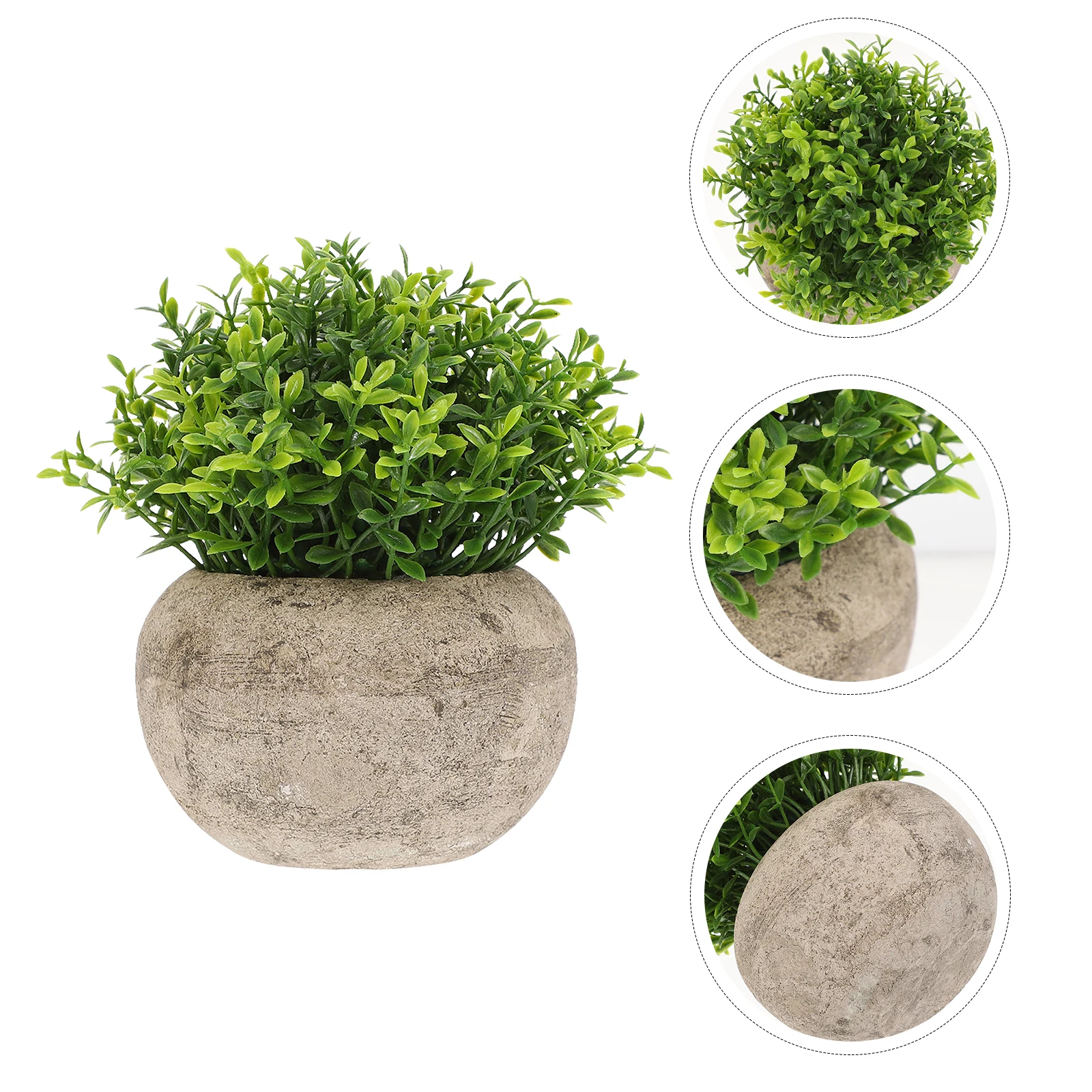 

Simulated Green Plants Plastic Bonsai Desktop nament Home Decor Artificial Plant for Living Room Kitchen OfficePlant