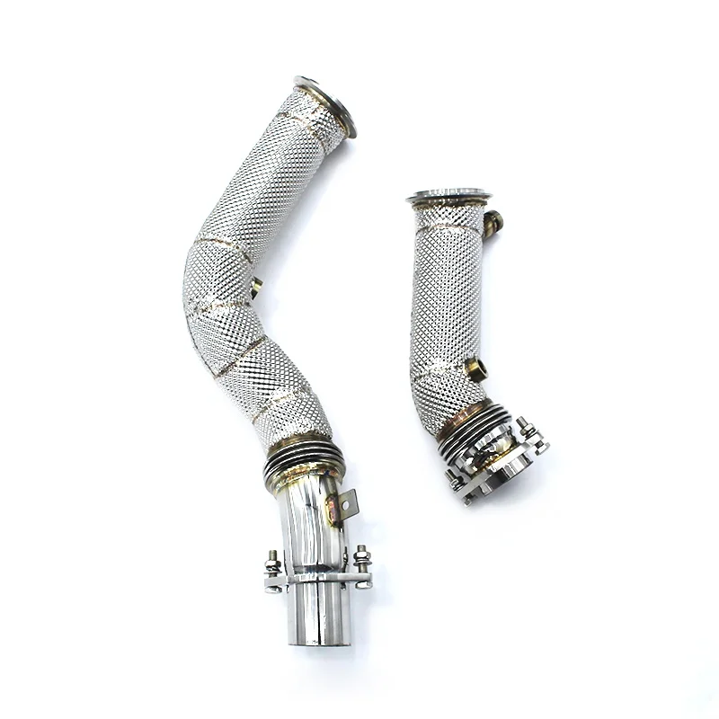 Head Section High flow Pipes Exhaust Pipes branch downpipe Exhaust Pipe with catalyst for BMW M2C F87 3.0T 2023