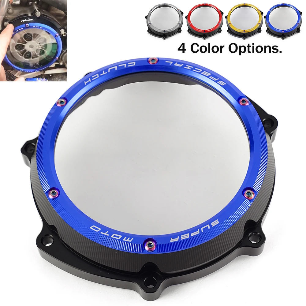 

Clear Clutch Cover For Yamaha YZ250F WR250F 2001 - 2013 2002 2003 2004 2005 2006 2007 2008 2009 2010 2011 2012