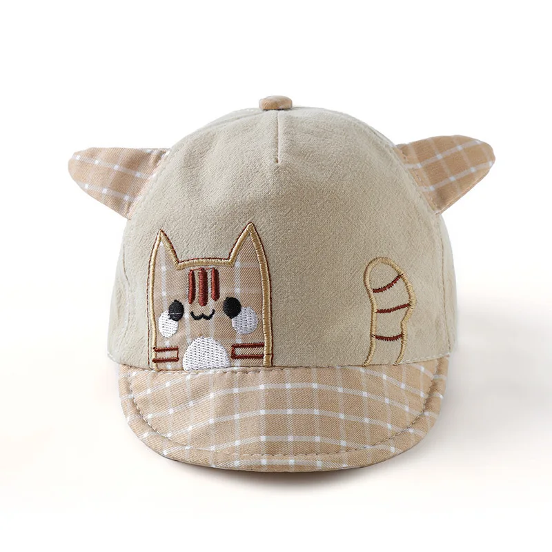 Cute Baby Boy Cap Embroidery Number Baby Baseball Cap Spring Summer Children Cotton Sun Hat Toddler Girl Outdoor Visor Hats