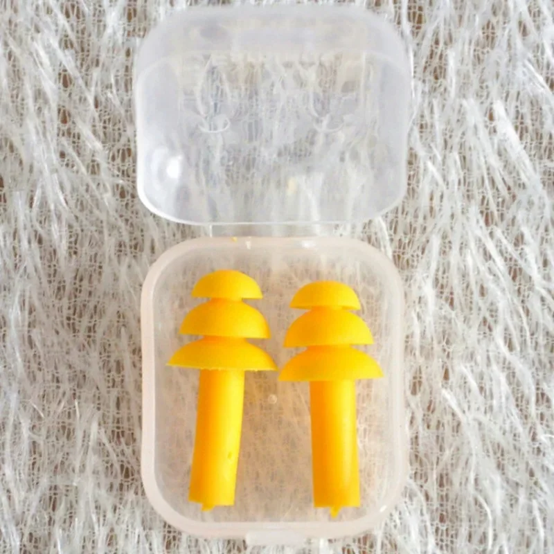 1 Pair Comfort Earplug Noise Reduction Foam Soft Ear Plugs Noise Reduction Tapered Earplugs Protective for Sleep Travel