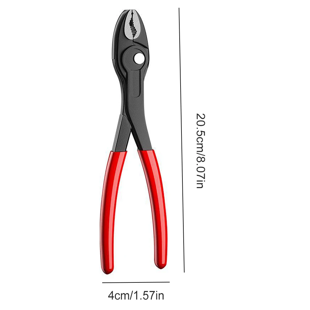 8-Inch Carp Pliers 5-Speed Adjustable Sliding Teeth Screws Rusty Nail Remover Screws Pliers Large Opening Wire Drawing Tool