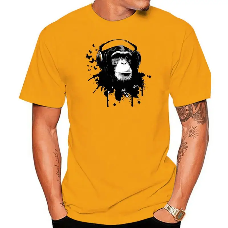 Ape T Shirt Monkey Business T-Shirt Short Sleeves Printed Tee Shirt Summer Male 100 Percent Cotton Plus size  Cute Tshirt