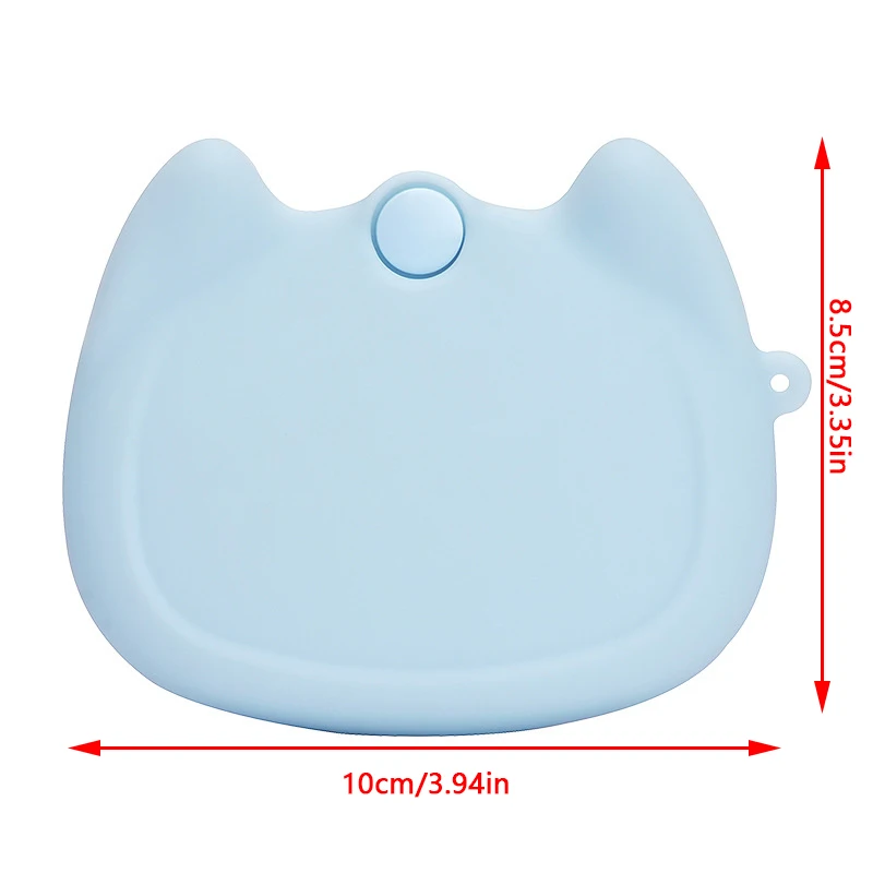 1PC Silicone Denture Tray Box Dental Orthodontic Braces Retainer Case Vent Holes Dental Denture Box ​False Teeth Protective Case