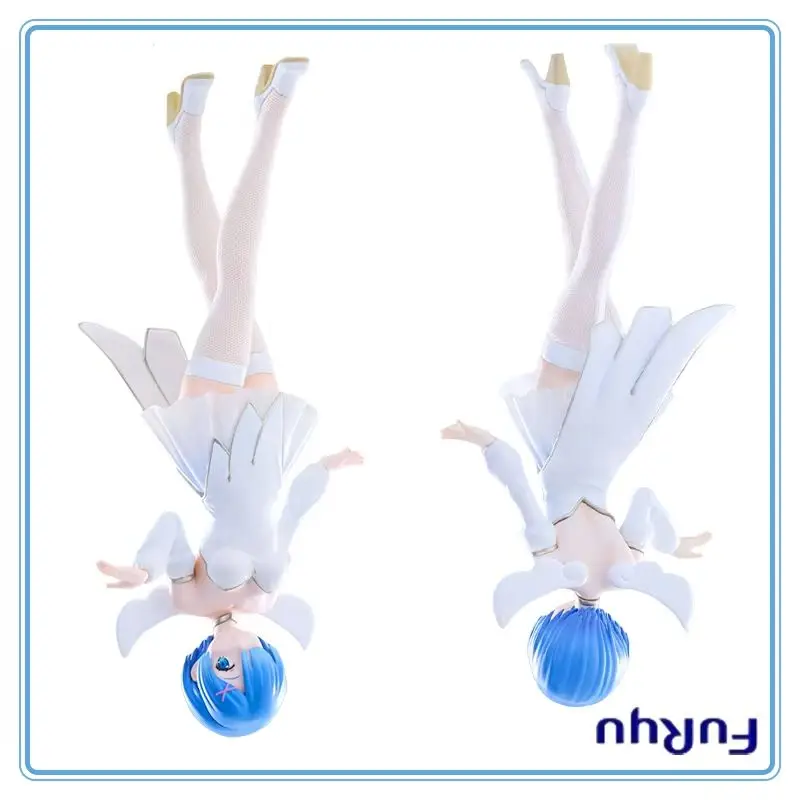 

【100% подлинный】FuRyu Original Re:Zero Kara Hajimeru Isekai Seikatsu Rem Bicute Pure Little Wings Модель Украшения Подарки Игрушки