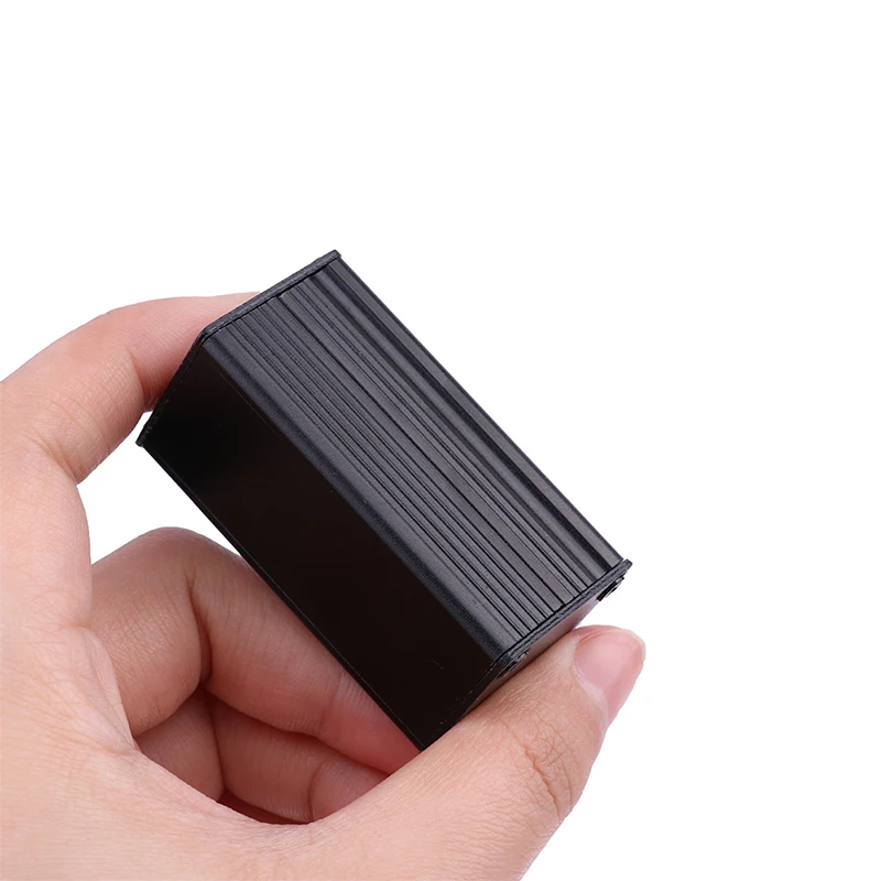 1Pcs Black Aluminum Enclosure Case DIY Extruded Electronic Project Box 50x25x25mm For Power Supply Units