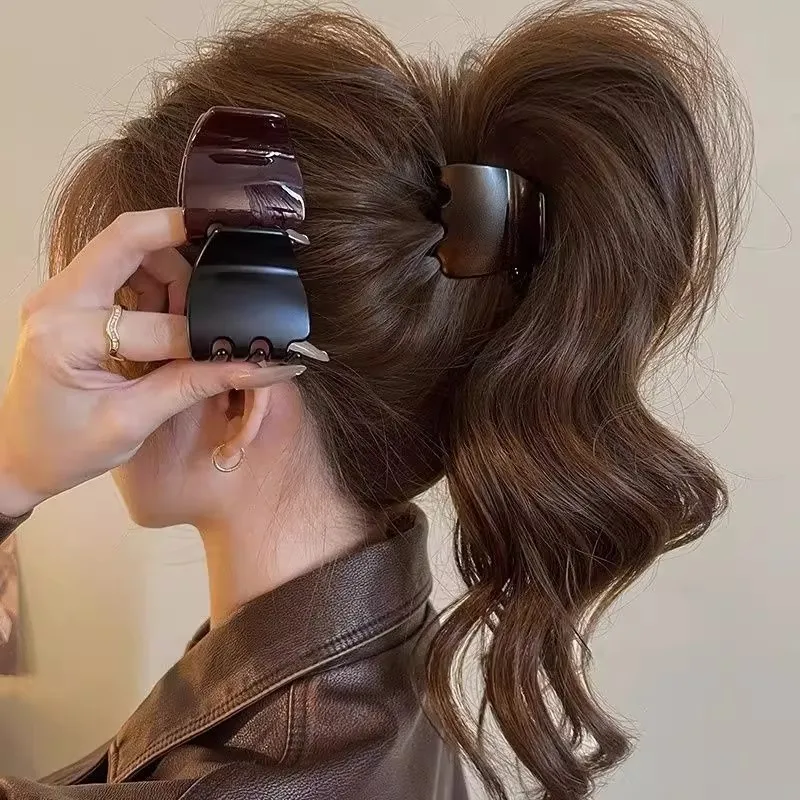 High End Tortoiseshell Hair Clip. High Ponytail Fixed Artifact. Long Lasting Styling of Temperament Hair Accessories image 3