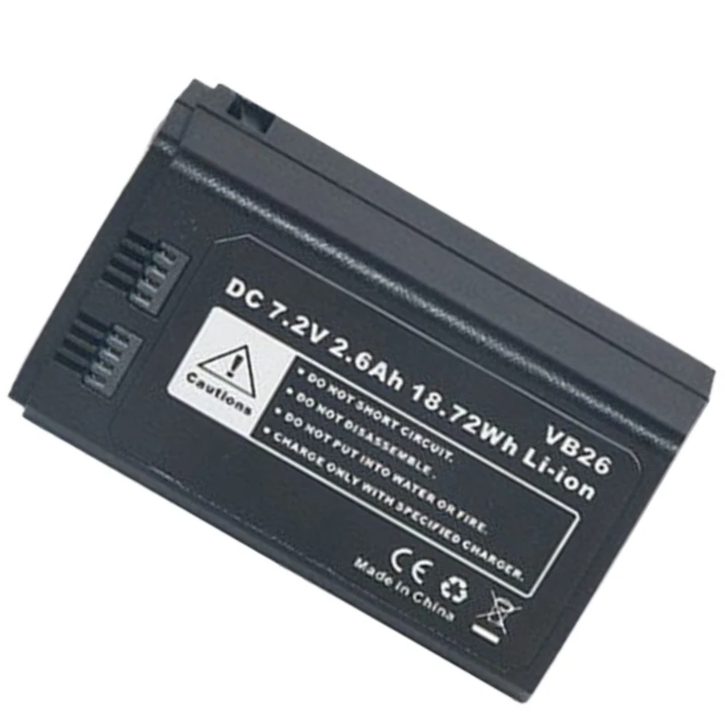 بطارية بديلة VB26 لبطارية فلاش Godox V1 AD100PRO V860III V850III 18.72Wh 7.2 فولت 2600 مللي أمبير في الساعة #5