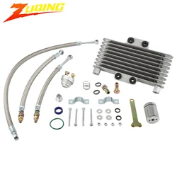 Pitbike Motorcycle Oil Radiator Tuning 400cc 2 4 Stroke Engine 125ml Oil Cooler For KTM Kawasaki Enduro Motocross Accessories