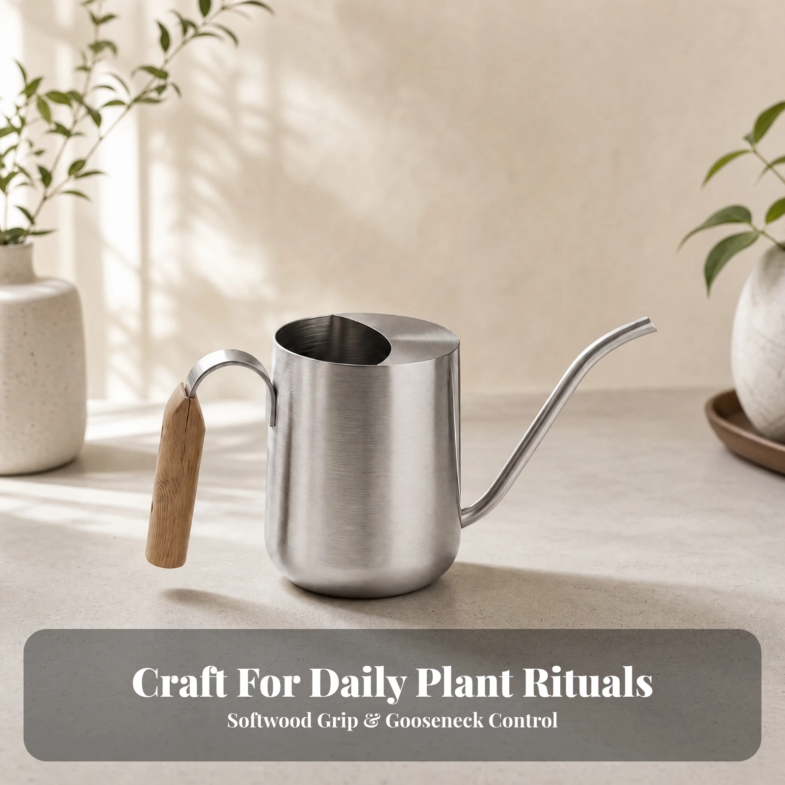 Roestvrijstalen gieter, makkel - Watering Can recensie en prijs
