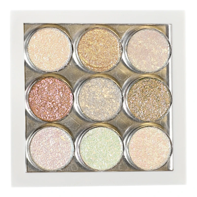 E1YE Solid Glitter Powder 9Colors Nails Glitter Dust for Nails Art Decorations