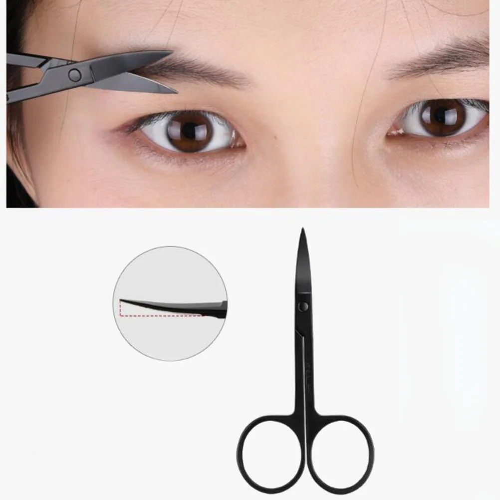 

4Pcs Eyebrow Trimmer Clipping Set Beauty Tools Kit Beginner Eyelash Comb Scissors Tweezers Shaping Brows Removing Hair Easy