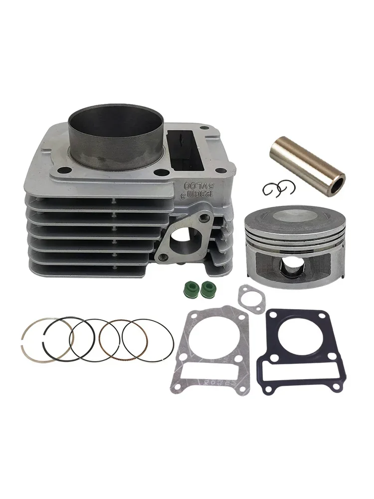62MM duży otwór tłoka cylindra zestaw dla Yamaha YBR125 XT125R XT125X XTZ125 YBR XTZ 125 uaktualnienie do 165 cm3 — zdjęcie 2
