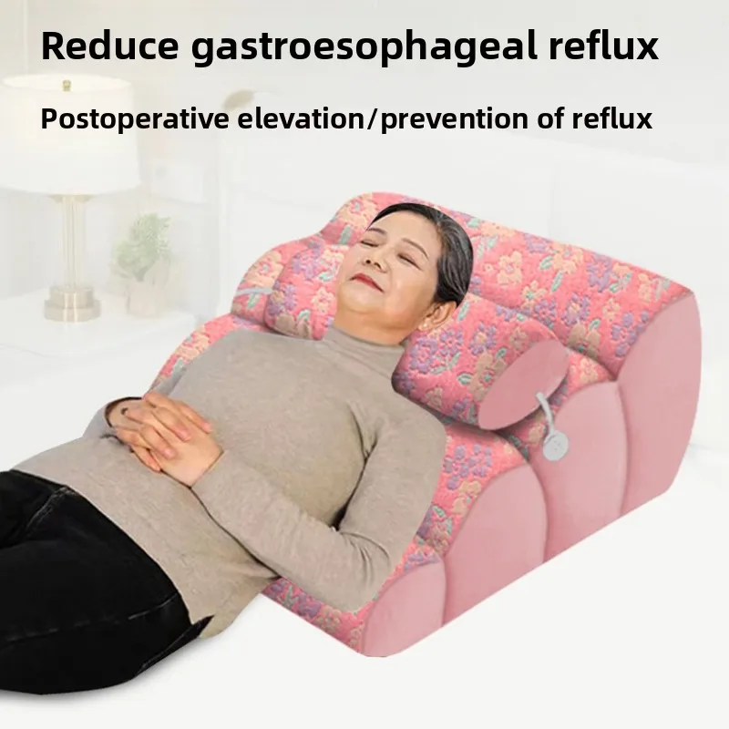 Anti-reflux Elderly Back Cushion Ergonomic 30° Slope Bed Rest Pad Postoperative Pressure Relief Care Mat for Home Use