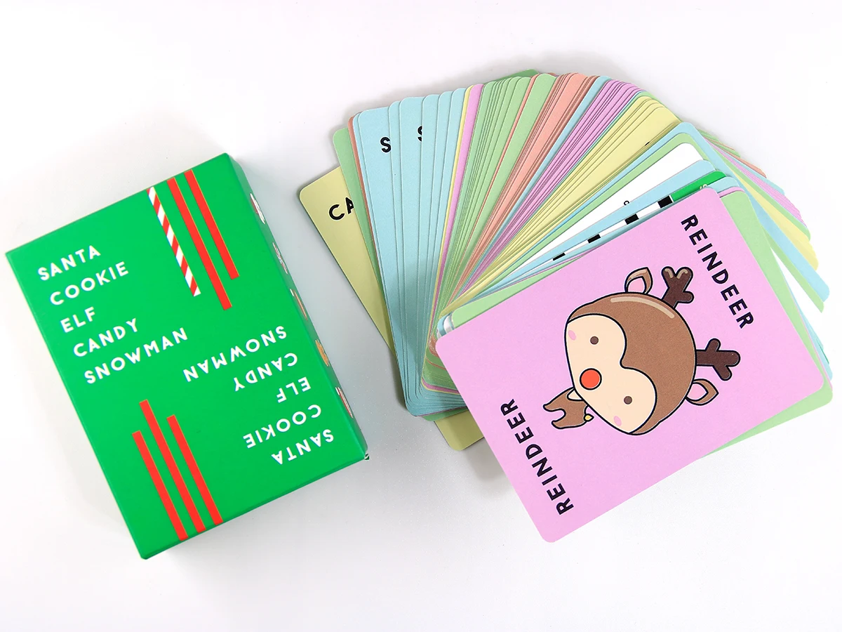 سانتا كوكي قزم كاندي سنومان بطاقة سطح السفينة