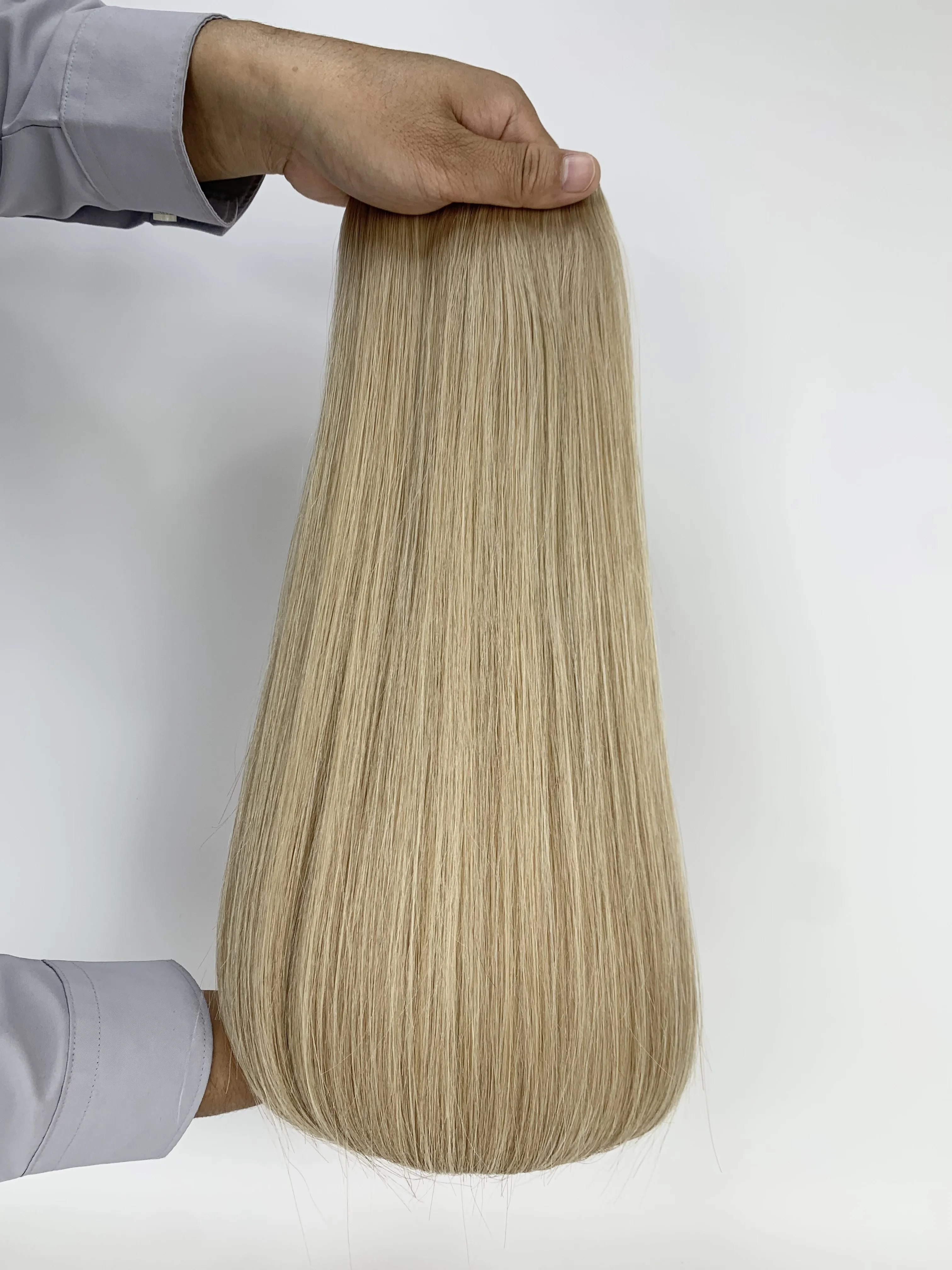Premium 100% Echt Haar Weft Maagdelijk Haar Geen Korte Haartjes Dubbel Getrokken Netjes Afgesloten Eindjes Voor Insteek Haar Extensions & Bundels
