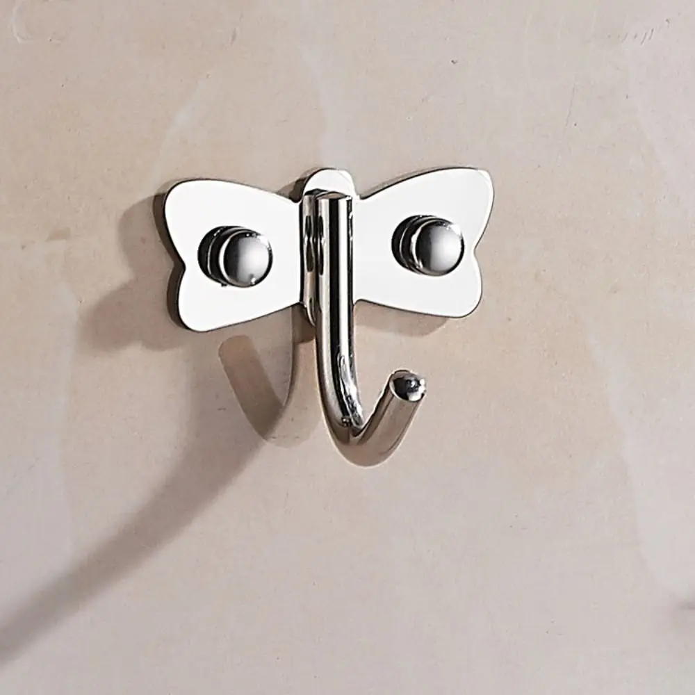 Strong Bearing Capacity Stainless Steel Hook Waterproof solid Coat and hat hook Moisture-proof Perforated installation Wall hook