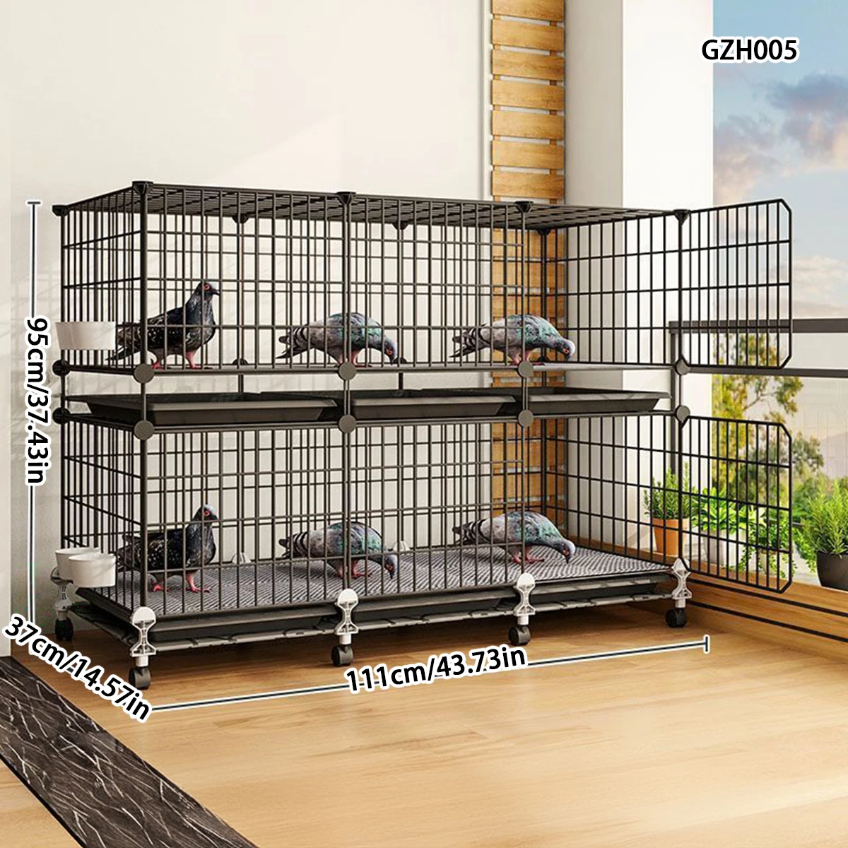 Extra Large Pigeon Cage for Home Breeding, Special for Raising Pigeons and Homing Pigeons, Matching Meat Pigeons, Breeding Pigeon Cage, Pigeon