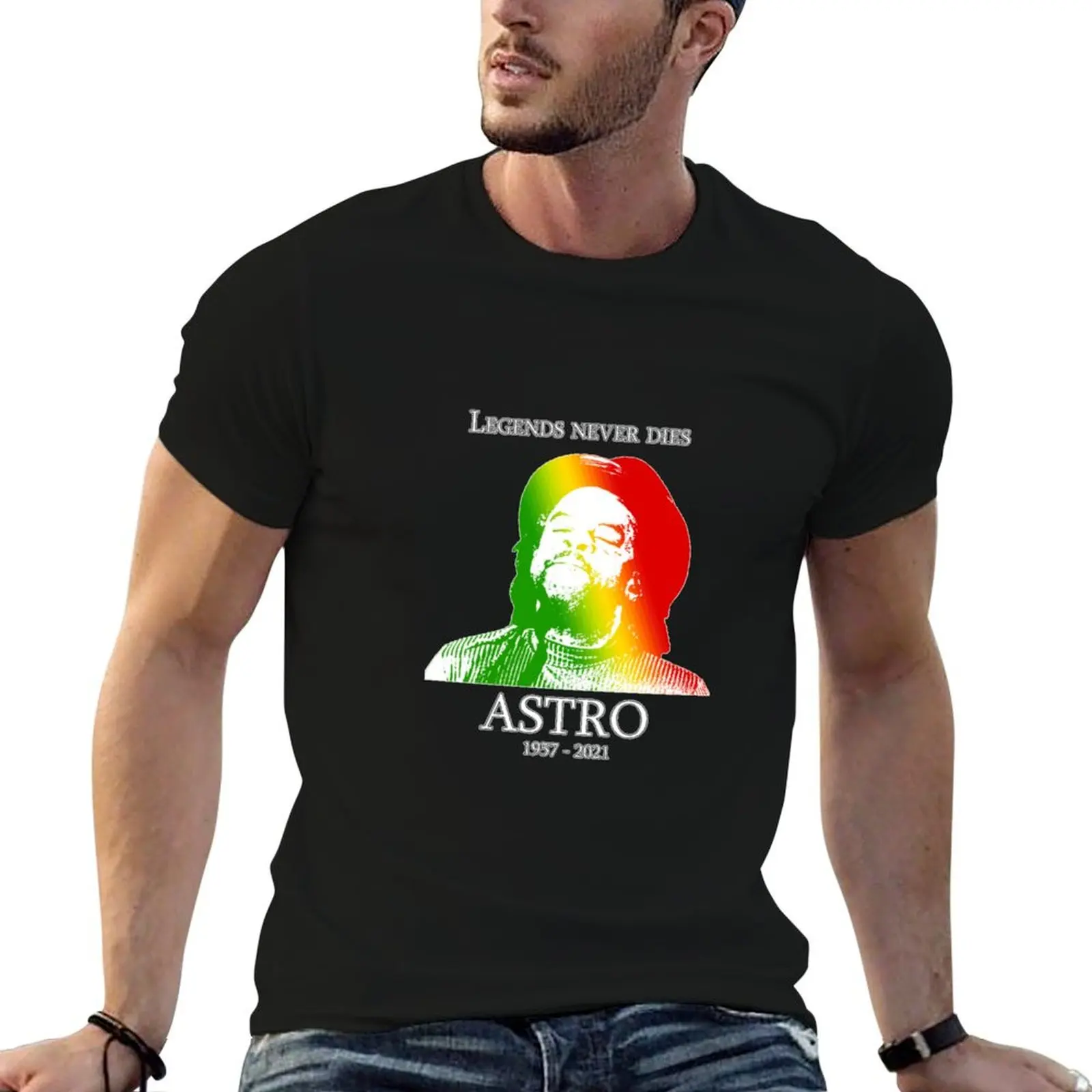 Astro RIP 1 T-Shirt Classic Graphic Short Sleeve Top