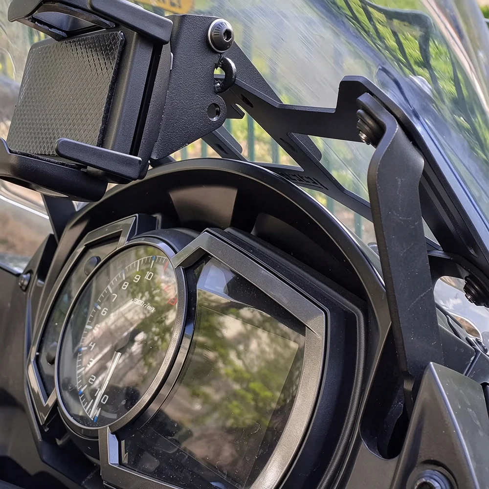 Motorcycle GPS Bracket Mount Holder Mobile Phone Navigation Bracket USB For Kawasaki NINJA Z1000 SX Z1000SX z1000sx 2017-2024