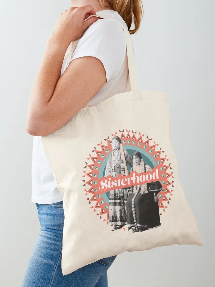 

Indigenous Sisterhood Tote Bag shopping bag logo supermarket folding bag personalized tote custom canvas