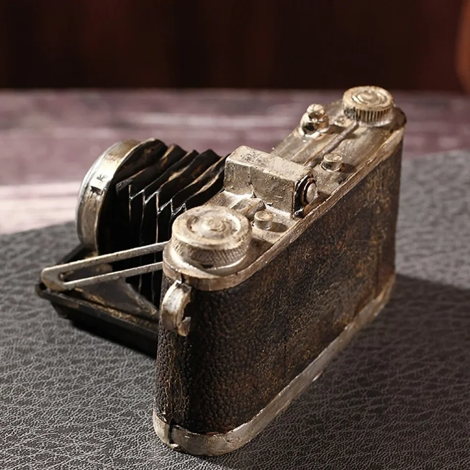 ヴィンテージレトロカメラモデルディスプレイデスクトップ樹脂工芸品