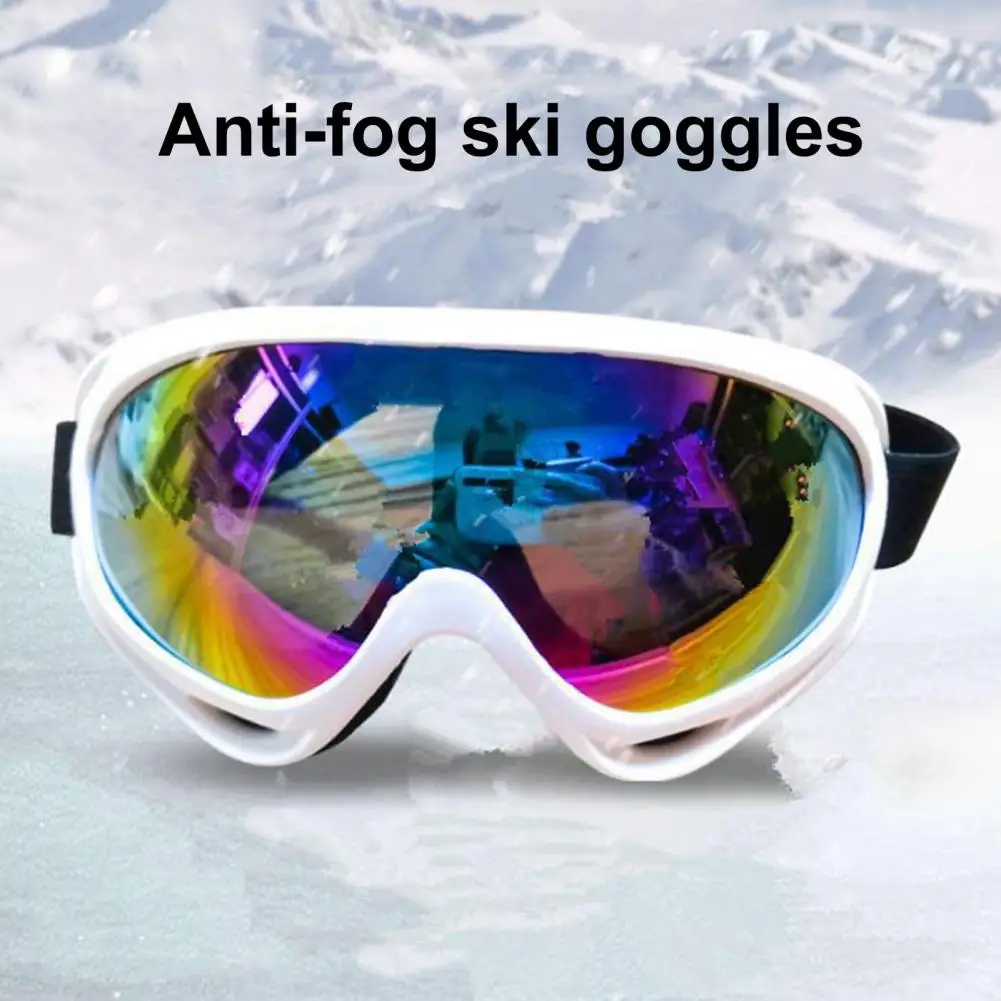 Lunettes de ski avec surface miroir pour hommes et femmes, lunettes de qualité supérieure, design anti-buée, résistant aux chocs, lunettes 506