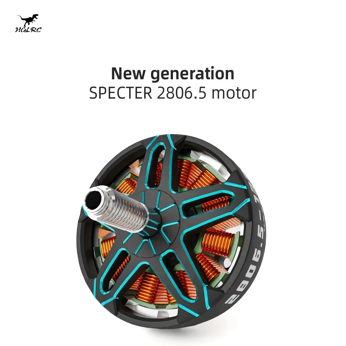hglrc-specter-28065-1350kv-ブラシレスモーター-4-6s、6-7インチプロペラ、cncベース、fpv-cinelifter-x8用、長距離-フリースタイル