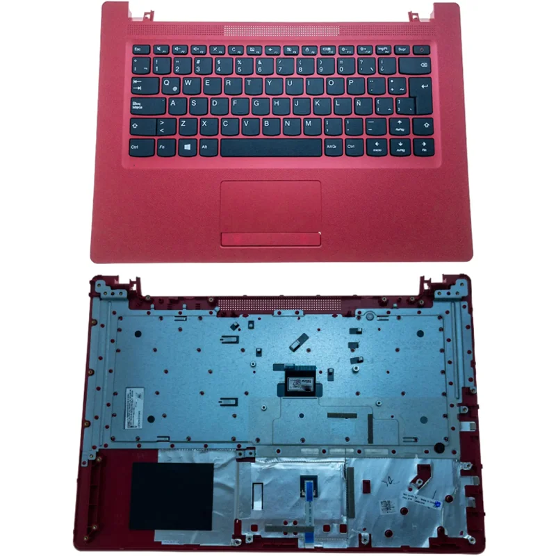 

New for Lenovo for IdeaPad 110-14IBR Palmrest Upper Case C Cover Laptop Keyboard Replacement Latin PM4NR-LA-R