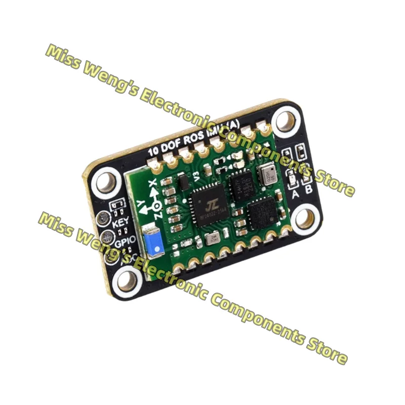 جيروسكوب مستشعر IMU ذو 10 محاور يدعم وحدة الملاحة بالقصور الذاتي ROS1/2 المتوافقة مع Windows، 10 DOF ROS IMU (A)