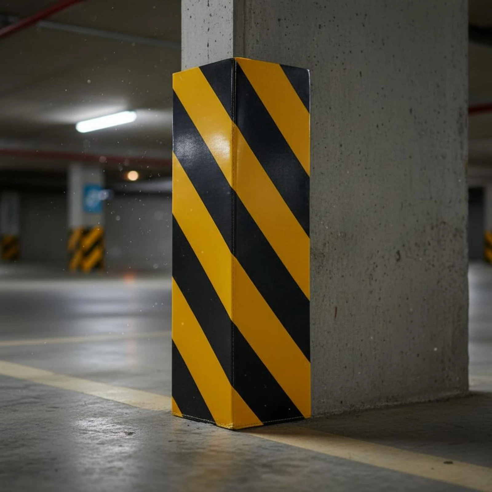 

Parking Lot Corner Guard Easy to Install Reflective Corner Protector Anti-Collision Bumper Guard High Visibility