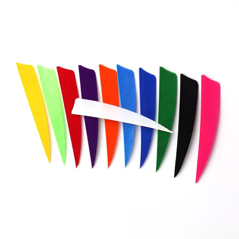 50pcs/lot 4/5 INCH Shield Archery Arrow Feather Fletching Hunting Arrow Accessories Turkey Feather Right Wing