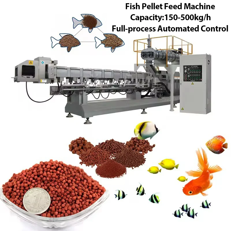 CE Certified Porous Structure High Return Rate 150-500kg/h Fish Pellet Feed Making Machine for Marine Shrimp Aquaculture