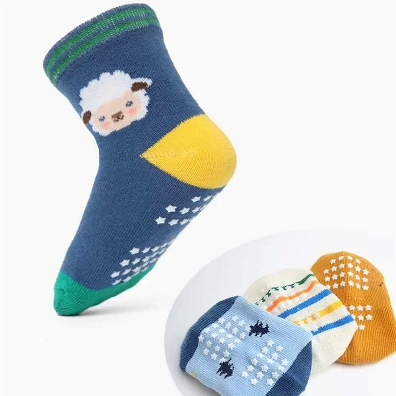 Chaussettes coordonnantes Cartoonbaby pour enfants, bébés garçons, 1 à 3 ans, lot de 5 paires