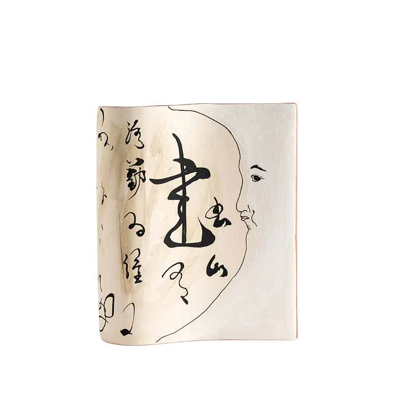 Yjq wabi-sabi wind geometry bed and breakfast tea room art flower arrangement entrance living room
