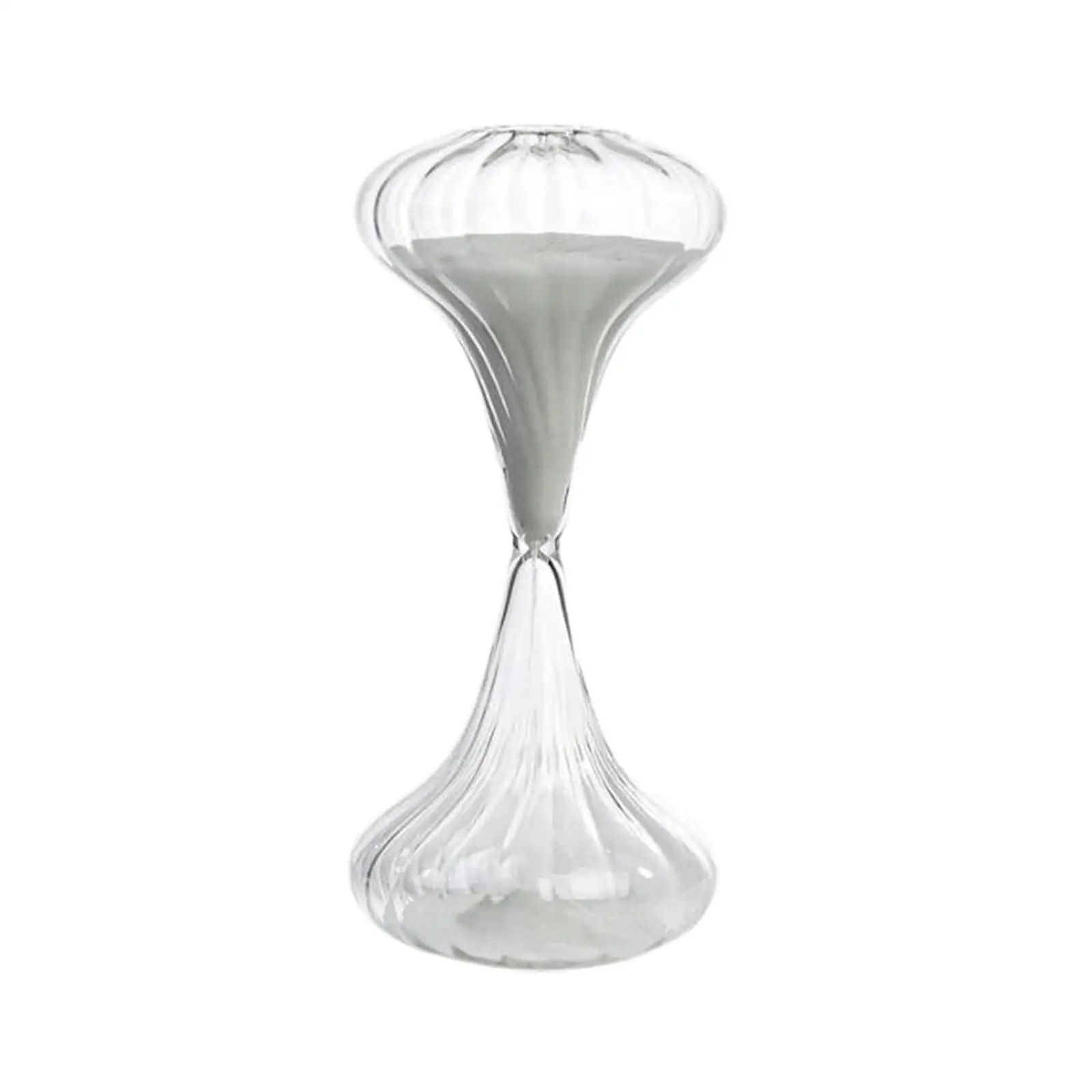 Unique Sand Timer Hourglass 7cm Wide Crystal Glass Time Management Tool for Desk Entryway Cabinet Creative Decor