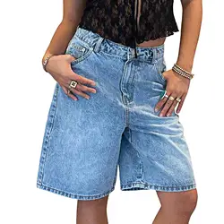 2024 Summer New Black and White High Waist Denim Shorts For Women Fashion Sexy Slim Fit Stretch Jeans Shorts S-2XL