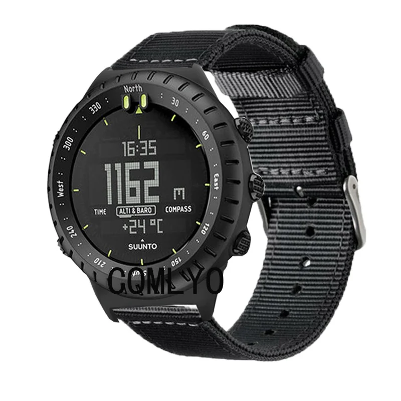 สายรัดข้อมือสำหรับ Suunto CORE สายสมาร์ทวอทช์ไนลอน canva เข็มขัดกีฬา