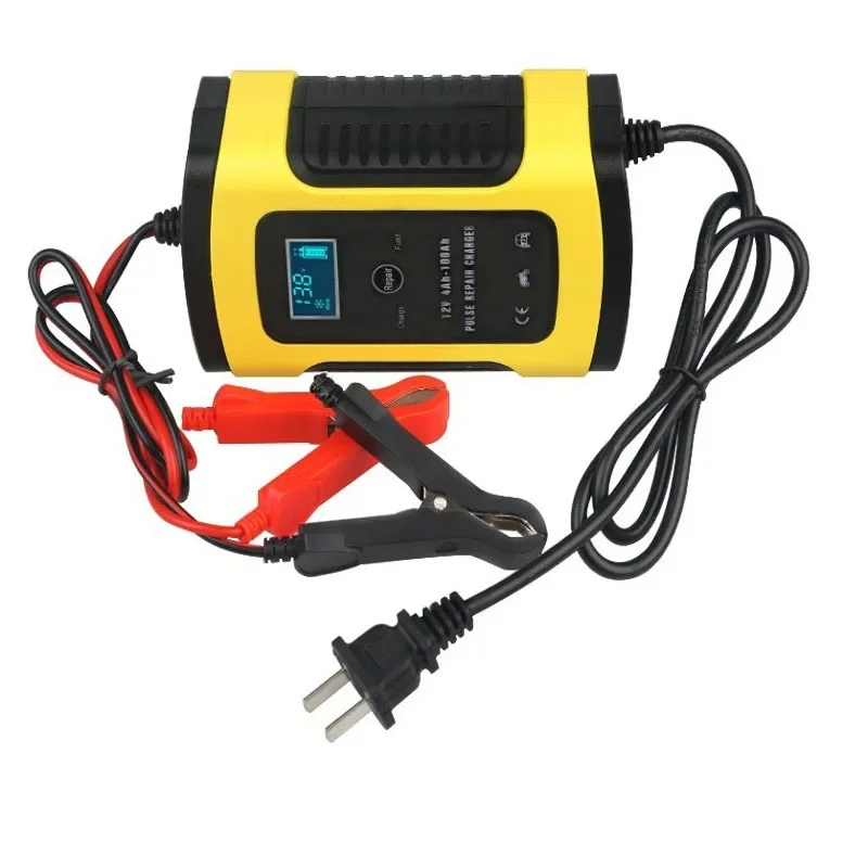 12V 6A Full Automatic Car Battery Charge Device Digital Pulse Repair Charger Intelligent Power Charge Pulse Repairing Chargers